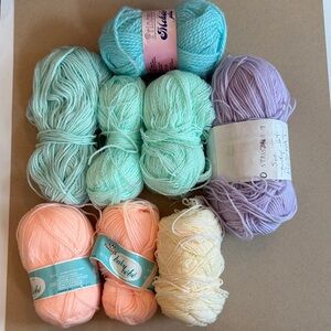 Misc Yarn Bundle. All Pastels!